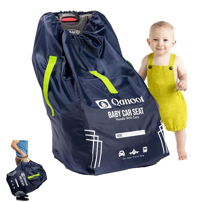 Infant Car Seat Travel Bag for Airplanes – Gate Check Bag for Graco & 