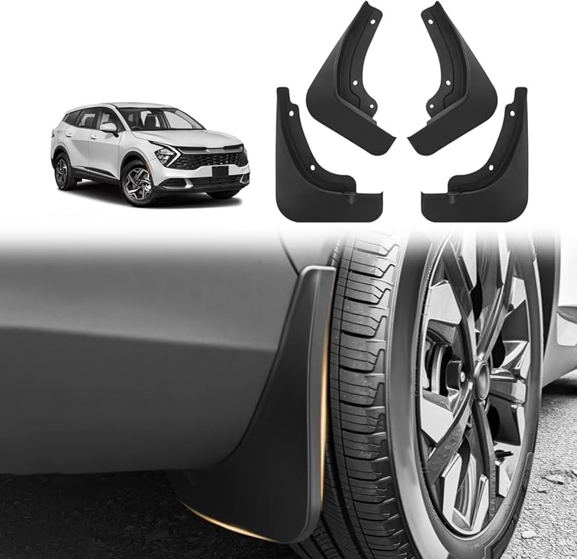 Muslogy Mud Flaps for Kia Sportage 2023-2026, Front & Rear Splash Guar