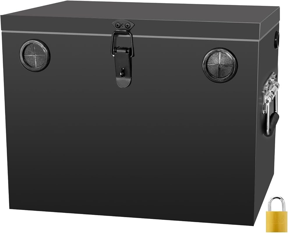 Waterproof Steel Group 27 Battery Box for Marine Boats and RV Use