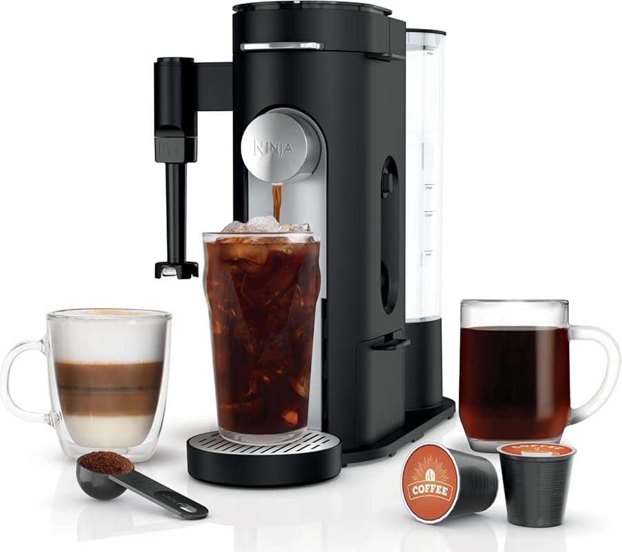 Ninja Single Serve Coffee Maker with Four Brew Styles and a 56oz Reser