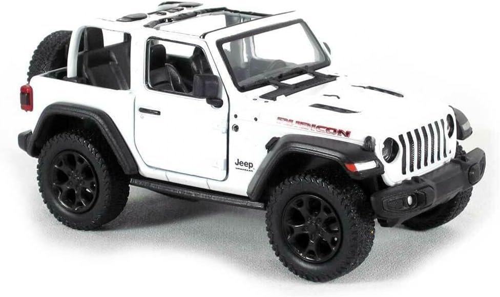 KiNSMART 1:34 Scale Die-Cast Jeep Wrangler Rubicon Off-Road Model Repl