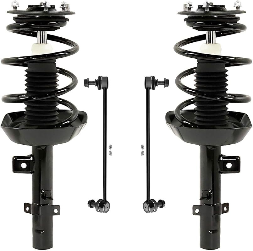 Detroit Axle 4-Piece Front Suspension Kit with Struts and Sway Links f