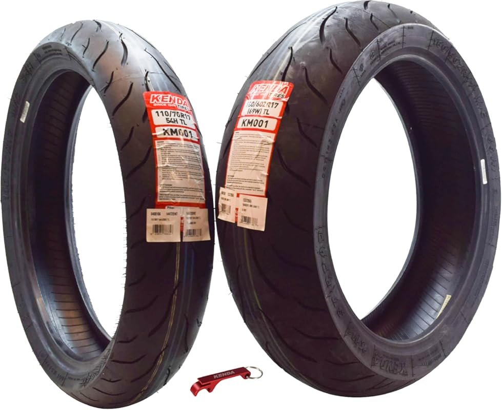 Kenda KM1 Sport Touring Motorcycle Tires with Radial Construction and