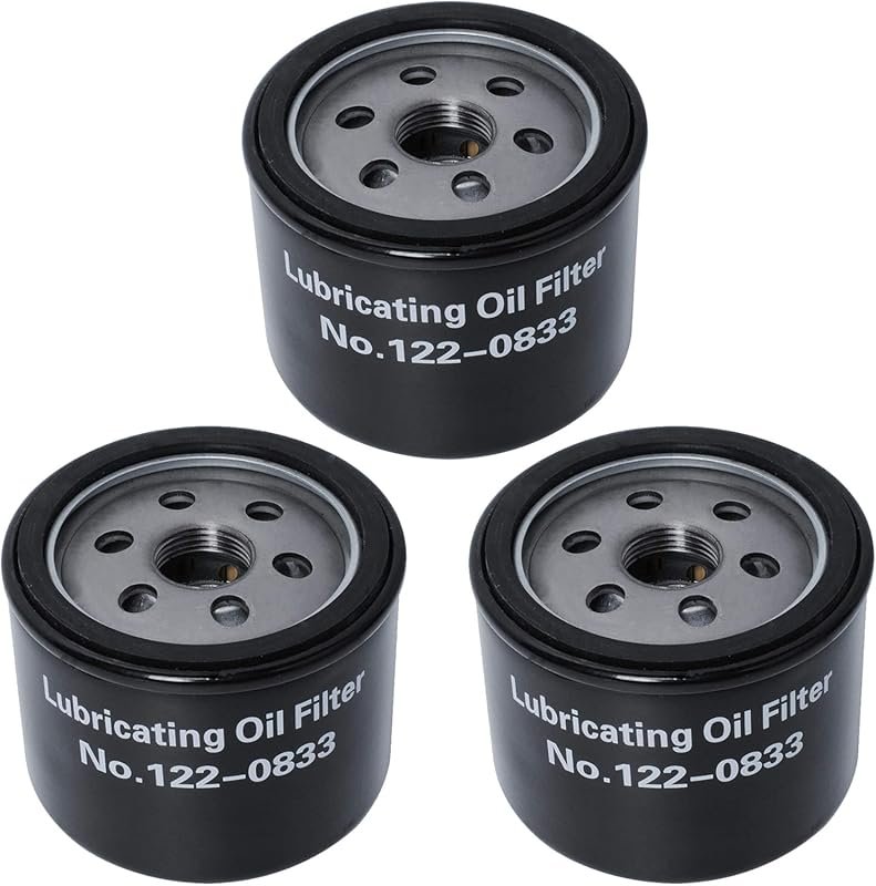 3-pack replacement oil filters 122-0833 for Onan HDKAH, HDKAJ, HDKAK a
