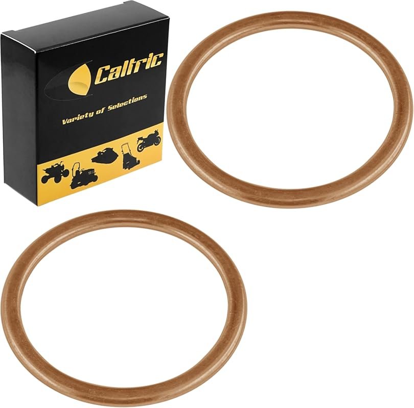 Caltric 2X Muffler Pipe Gasket Compatible with Honda Shadow 750 VT750C