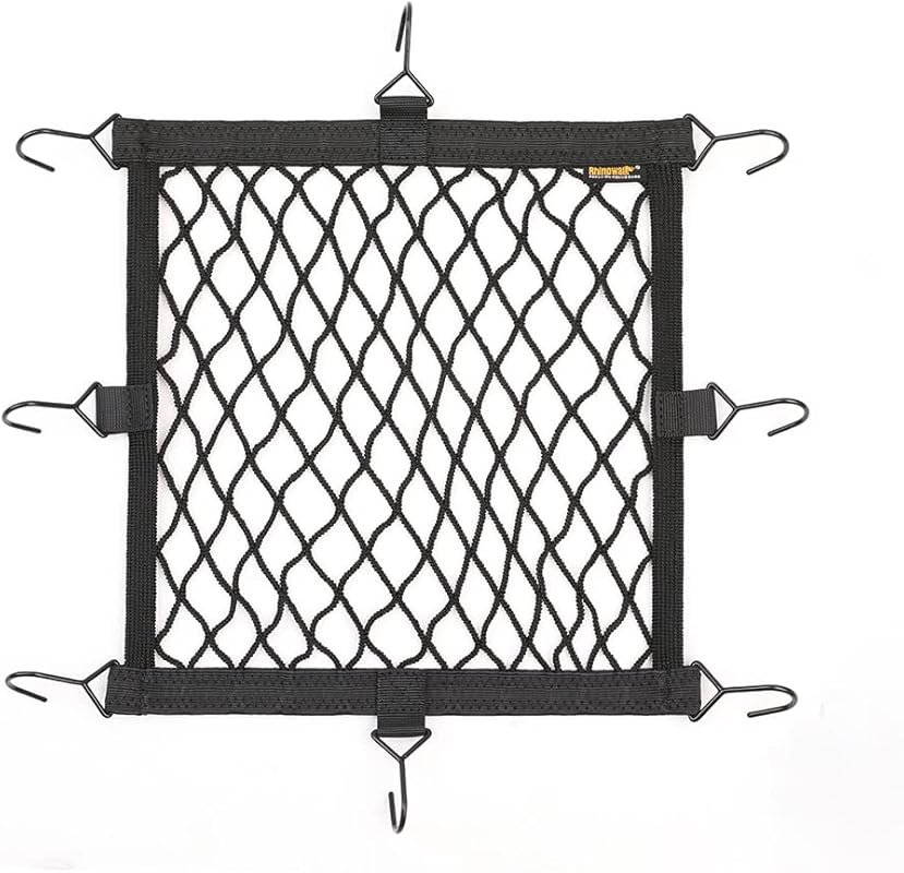 Rhinowalk Motorcycle Cargo Net for Helmet and Luggage with Adjustable 