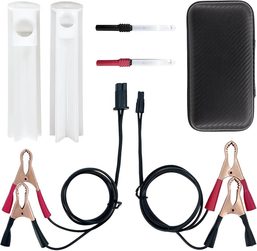 Fuel Injector Flush Cleaner Adapter Kit for Car Testing and Pressure M