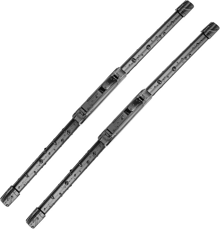 OEM Quality 26 inch + 22 inch Universal J/U Hook Front Windshield Wipe
