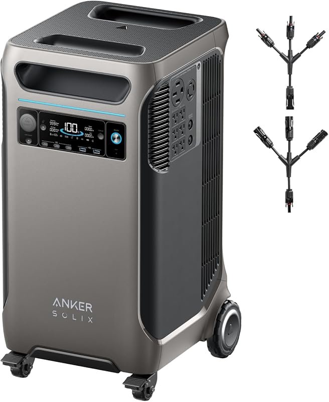 Anker SOLIX F3800 Portable Power Station with 3840Wh Capacity and 6000