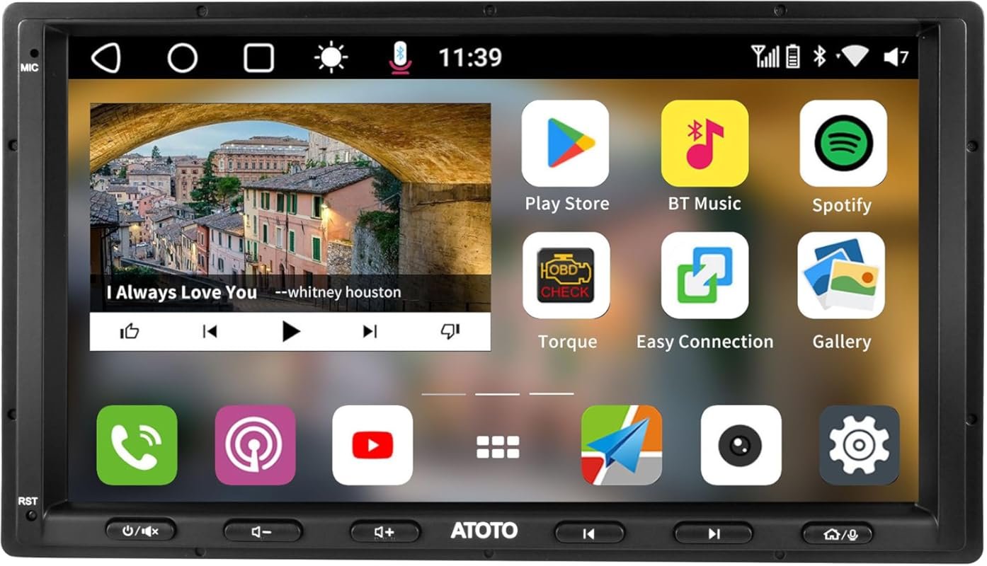 ATOTO S8 7-Inch Android Car Stereo with Wireless CarPlay, Built-in 4G,