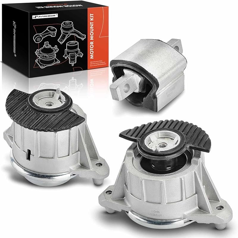 A-Premium 3PCS engine and transmission mount set for Mercedes-Benz E35