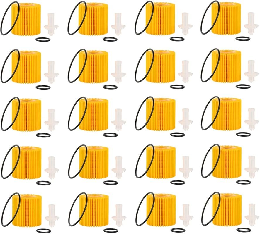 20-Pack 04152-YZZA1 Oil Filters Compatible with Toyota Sienna, Camry,