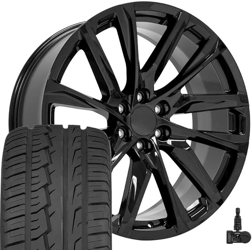 OE Wheels CA90 24 Inch Rims and Tires Fit Escalade Style 6x139.7 24x10