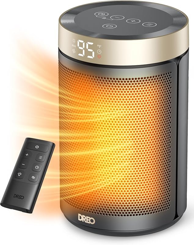 Not a 12V Heater: DREO Indoor Space Heater with Thermostat and Remote