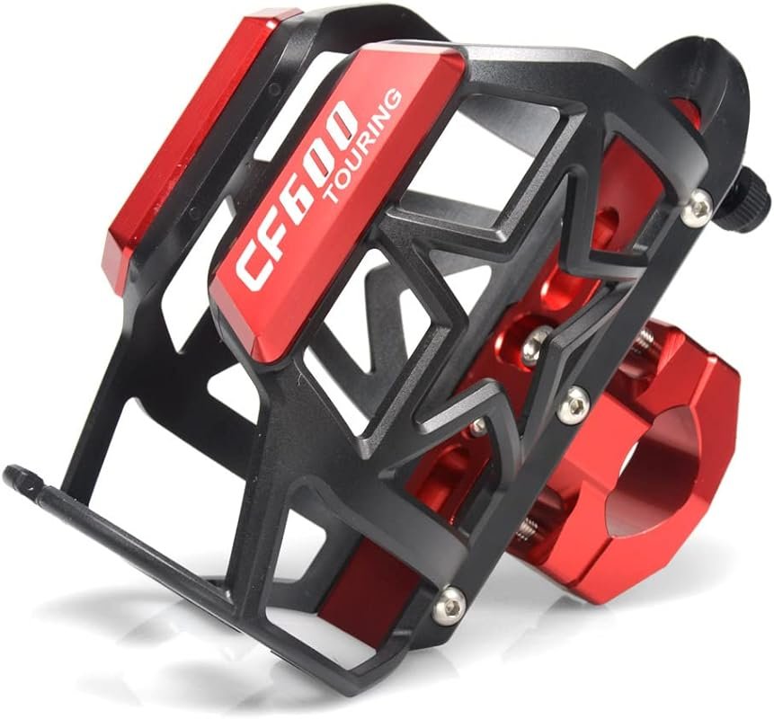 Water Bottle Cup Holder for CFMOTO ATV CFORCE 600 Touring (Red)