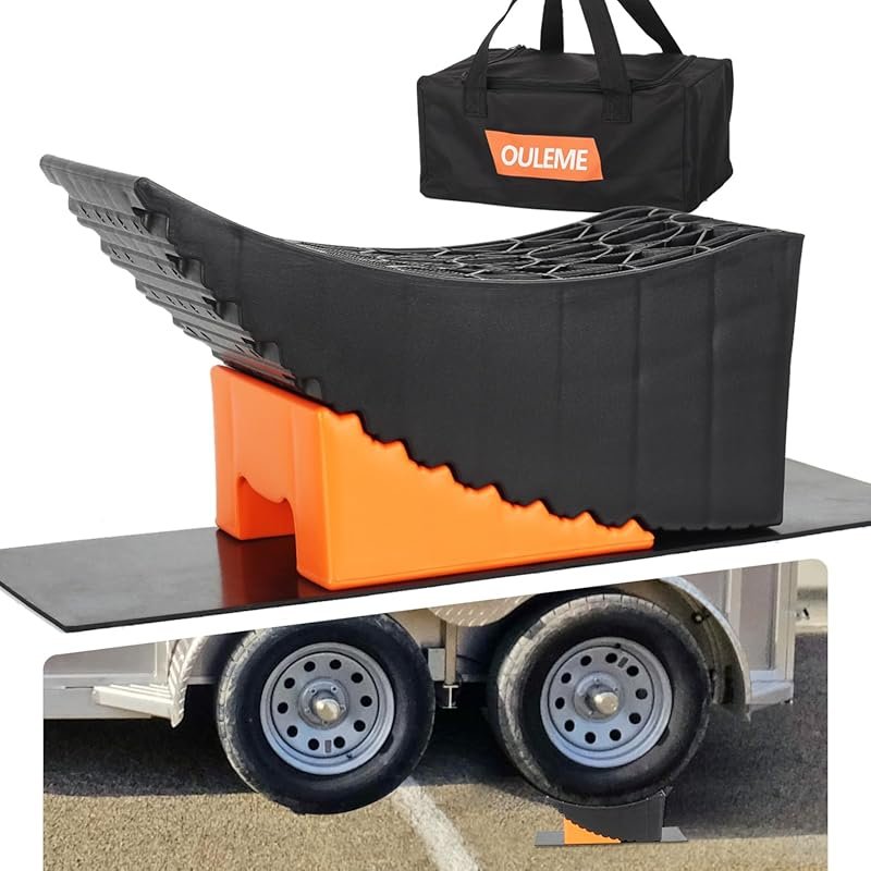 Curved Tire Change Ramp for RVs and Campers – Up to 6