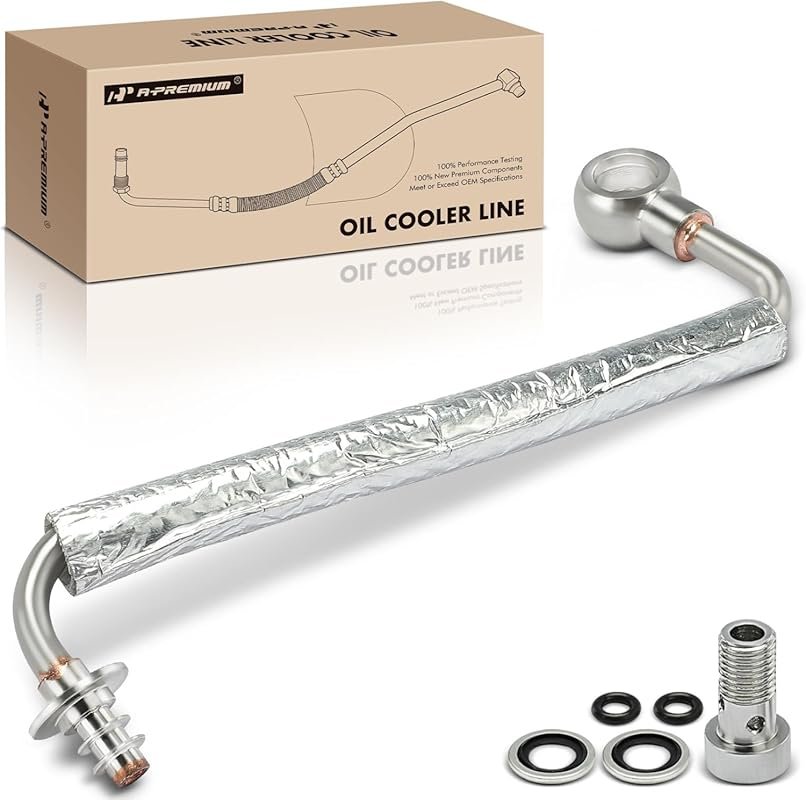 A-Premium Turbocharger Turbo Oil Feed Line Pipe Tube Compatible with B