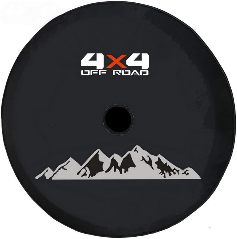 Jeep Spare Tire Cover with Camera Hole for Wrangler and Compass (XL Si