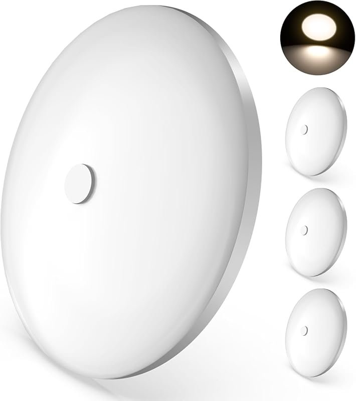 GZV RV LED Ceiling Puck Lights, Dimmable for 12V Interior Lighting in 