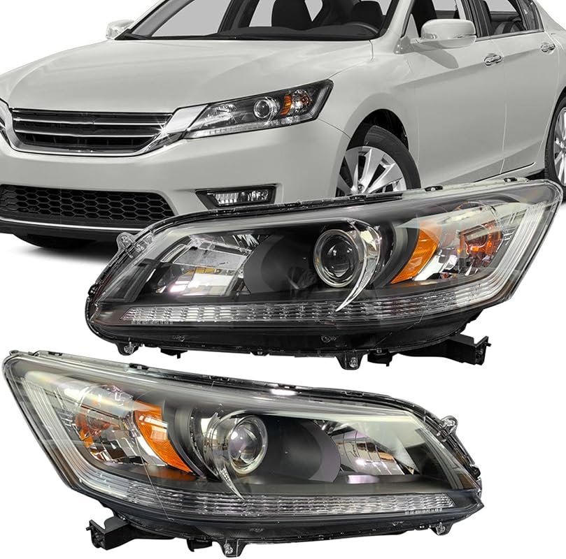 2013-2015 Honda Accord 4-Door Sedan Halogen Headlight Assembly Replace