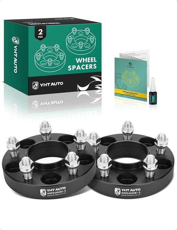 YHTAUTO 1in Hub Centric Wheel Spacers Fit Ford Explorer, Edge, Mustang