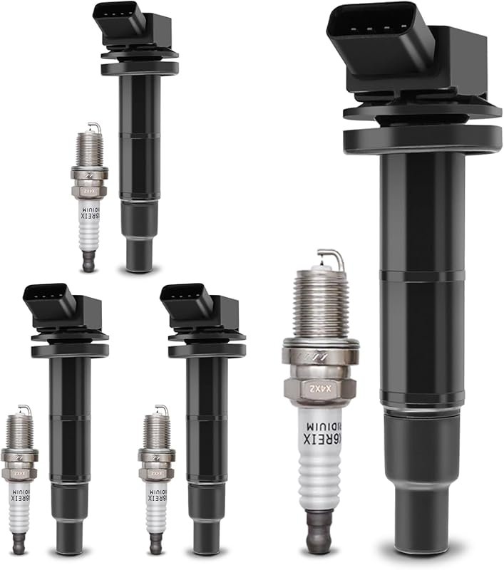 UF333 Ignition Coil Packs & Double Iridium Spark Plugs for 2009 Toyota