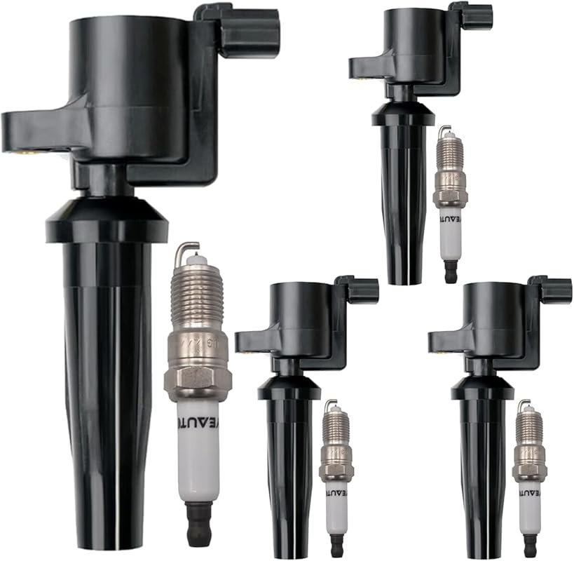 UF621 Ignition Coil & Iridium Spark Plugs for Ford Focus 2004-2012, 2.