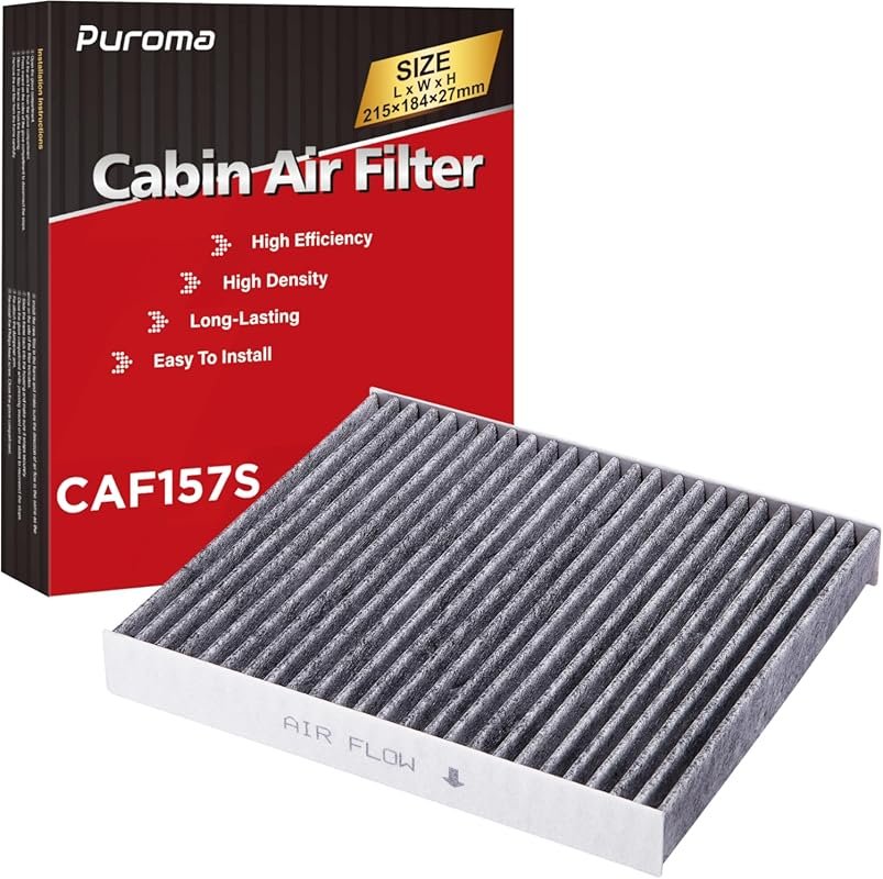 Puroma 1-Pack Cabin Air Filter with Activated Carbon, Replacement for
