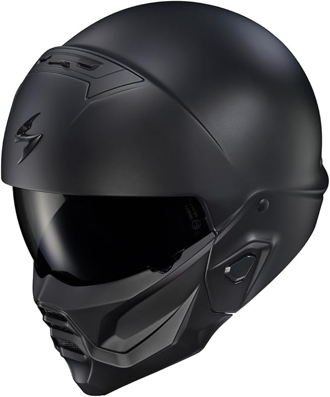 ScorpionEXO Covert 2 Open Face Helmet with Bluetooth and Interchangeab
