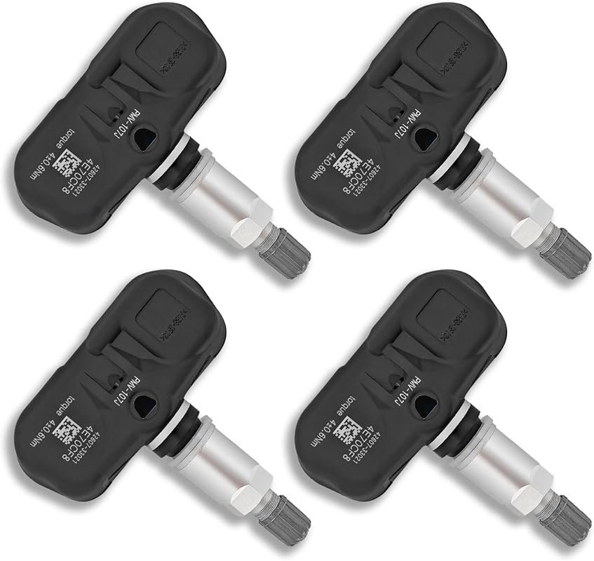 TPMS Sensors 315MHz Set of 4 for Toyota Avalon, Camry, Lexus, and Scio