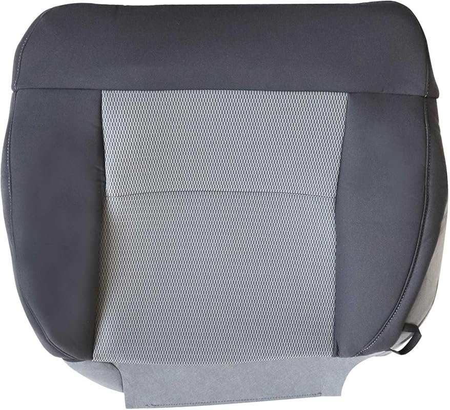 Front driver bottom seat cover in dark flint gray for Ford F-150 2004-