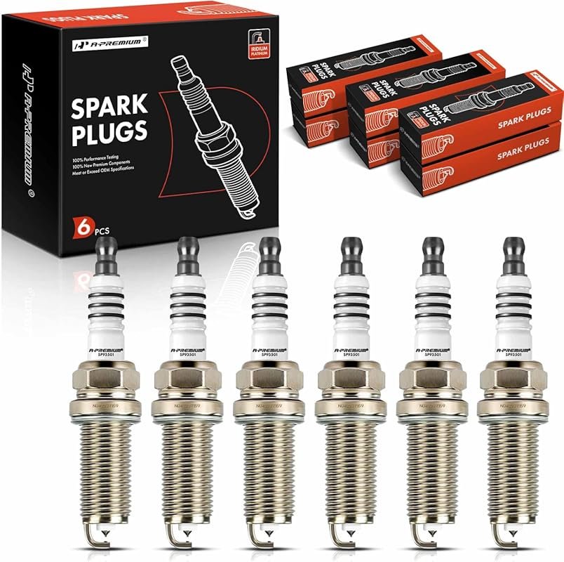 A-Premium Iridium Platinum Spark Plugs for Nissan Quest, Maxima, Altim