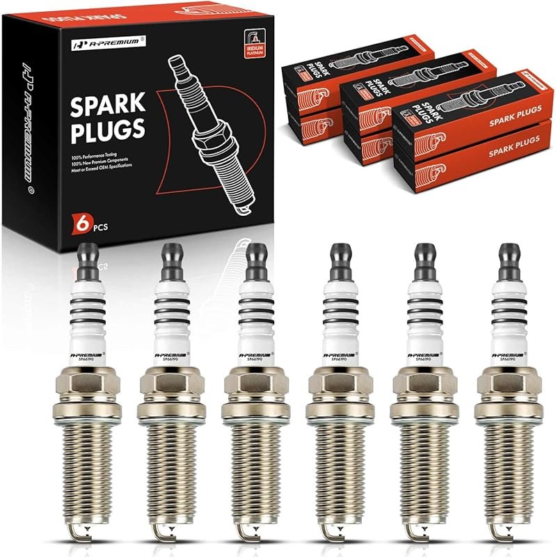 A-Premium Iridium Platinum Spark Plugs for Toyota Tacoma and Multiple 