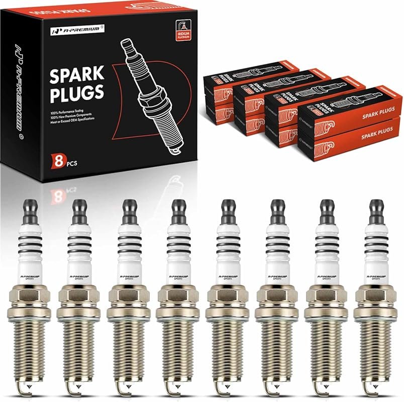 A-Premium Iridium Platinum Spark Plugs for Mercedes-Benz 4.7L/5.5L, Pa