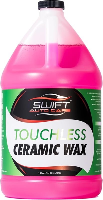 Swift Touchless Ceramic Foamable Wax for High-Gloss Protection on Cars