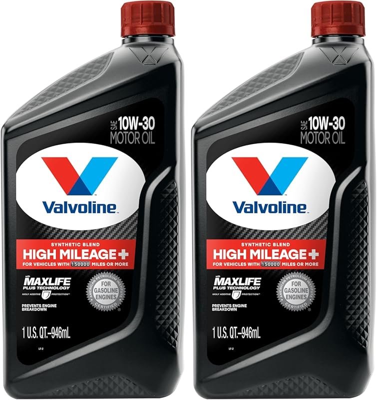 Valvoline High Mileage 150K Motor Oil with MaxLife Plus Technology - S