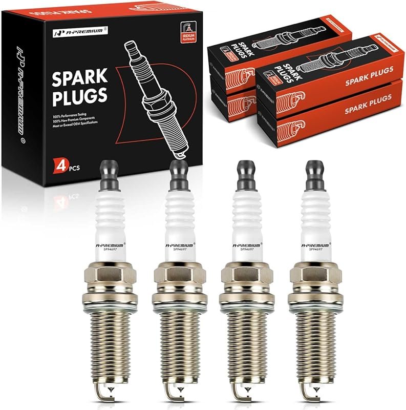 A-Premium Iridium Platinum Spark Plugs Compatible with Toyota Camry 20