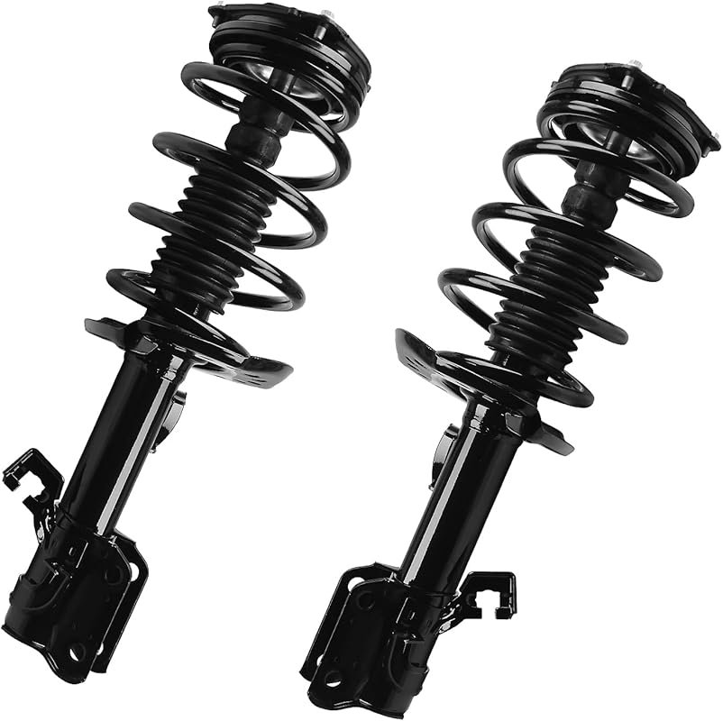 KUSATEC Front Pair Complete Struts Shock Absorber fit for Nissan Sentr