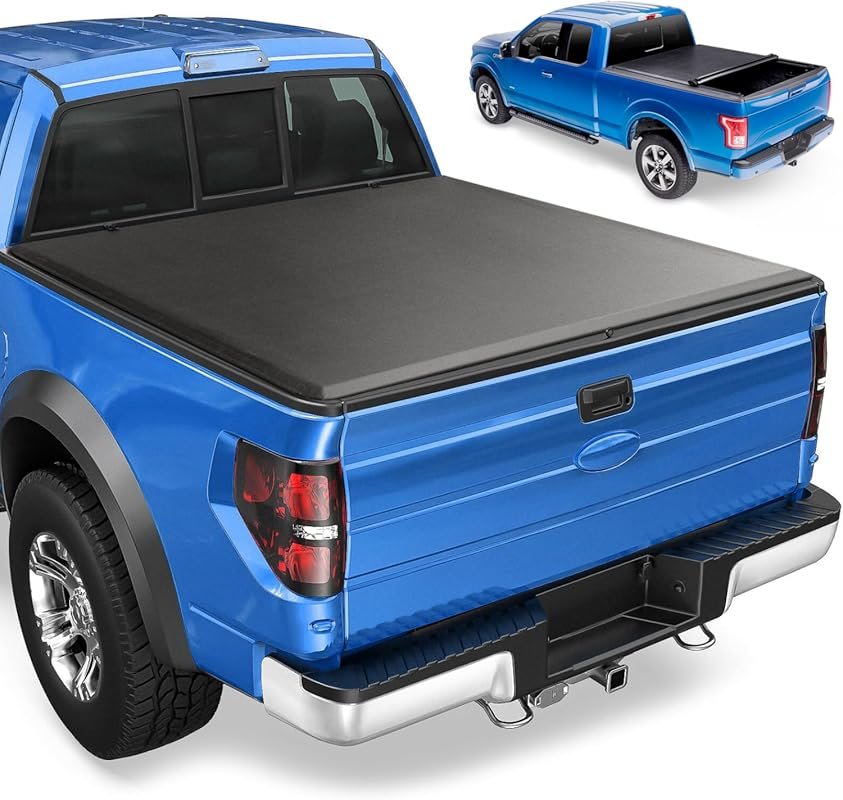 Soft Roll-Up Tonneau Cover for 2015-2025 Ford F-150 with a 5.5-Foot Fl