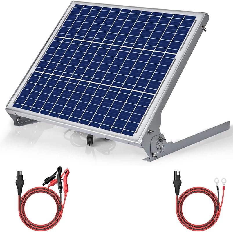 SUNER POWER 50W Waterproof Solar Battery Charger for Boats with MPPT C