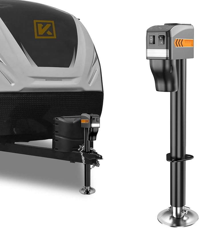 KYX Electric Trailer Jack to 7500LB, Electric Power A-Frame Tongue Jac