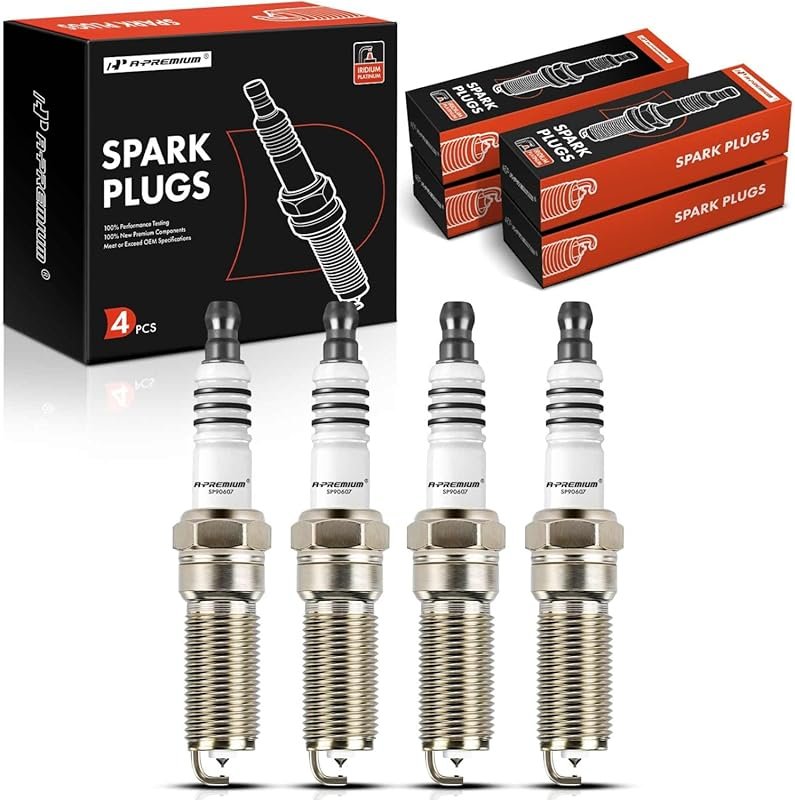 4 A-Premium Iridium Platinum Spark Plugs for Ford Lincoln 2.0L 2.3L 2.