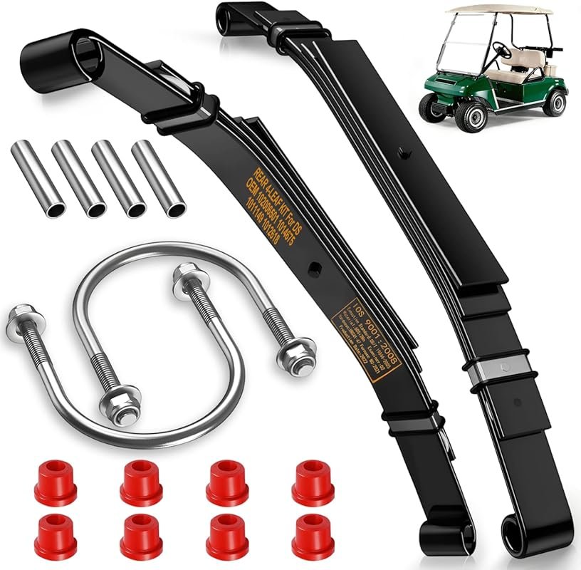 Heavy Duty Rear Leaf Springs for Club Car DS 1981 and Up Replaces OEM 