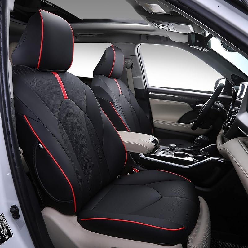 Seat Covers Compatible with the Toyota Highlander Featuring Captain Ch