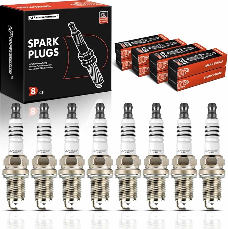 A-Premium 8-Pack Iridium Platinum Spark Plugs for Porsche Cayenne 2003