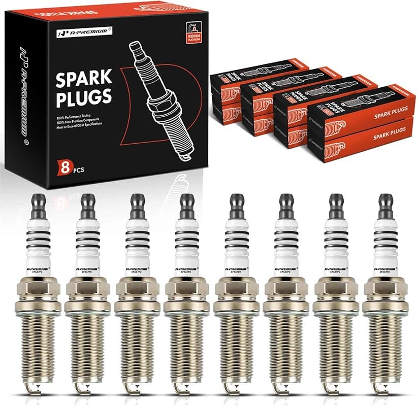 A-Premium Iridium Platinum Spark Plugs for Toyota Tundra 2007-2020 and