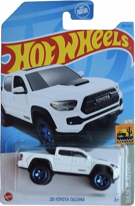 Hot Wheels '20 Toyota Tacoma Baja Blazers 4/10 White 207/250