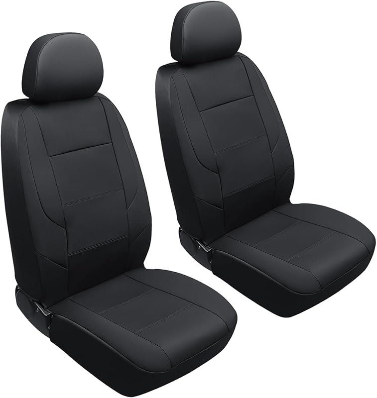 GIANT PANDA Front Car Seat Cover for Subaru, Faux Leather Bucket Seat 