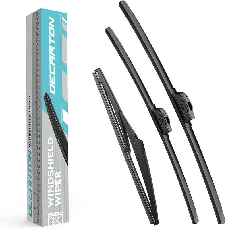 3-Piece Genuine Replacement Wiper Blades for 2016-2021 Hyundai Tucson,