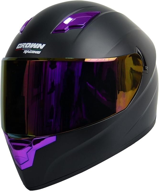 Full Face Motorcycle Helmet for Street Bikes and Motorbikes, DOT Appro